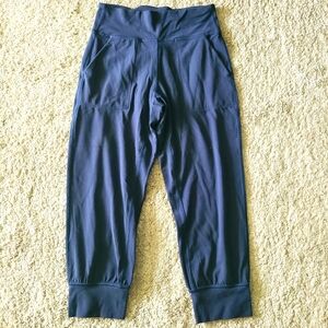 Lululemon Cropped Align Navy Joggers